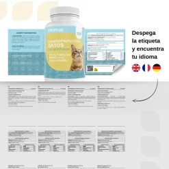 Vittalogy Condroprotector para Gatos 3x120 Cápsulas【PACK AHORRO】