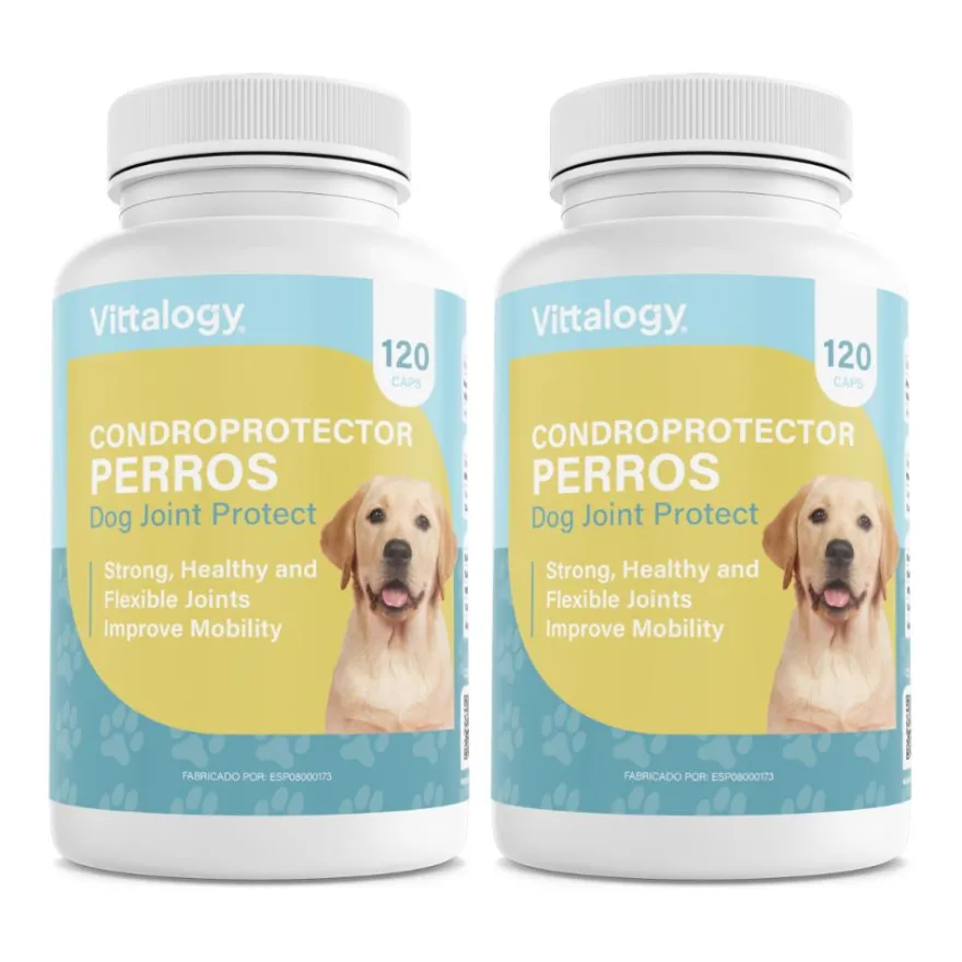 Vittalogy Condroprotector para Perros 2x120 Cápsulas【PACK AHORRO】