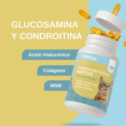 Vittalogy Condroprotector para Gatos 120 Cápsulas