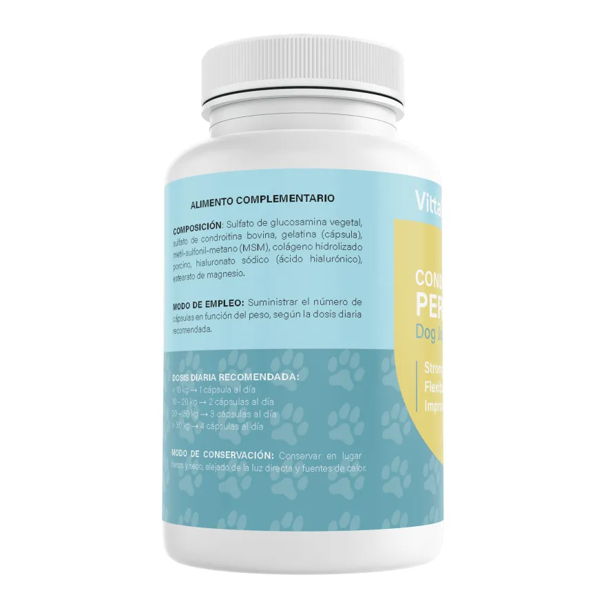 Vittalogy Condroprotector para Perros 120 Cápsulas