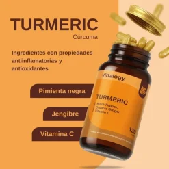 Vittalogy Cúrcuma Turmeric 120 Cápsulas
