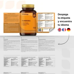 Vittalogy Cúrcuma Turmeric 120 Cápsulas