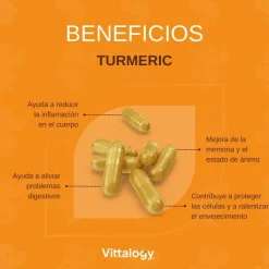 Vittalogy Cúrcuma Turmeric 120 Cápsulas