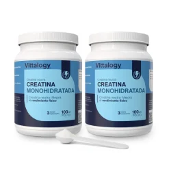 Vittalogy Creatina Monohidratada 2x300 gr【PACK AHORRO】