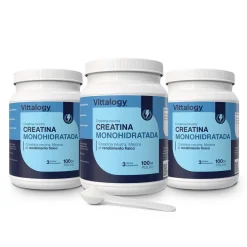 Vittalogy Creatina Monohidratada 300 gr (Pack de 3)