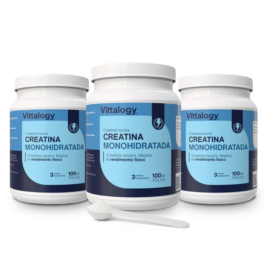 Vittalogy Creatina Monohidratada 300 gr (Pack de 3)