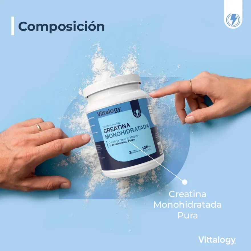 Vittalogy Creatina Monohidratada 300 gr (Pack de 3)