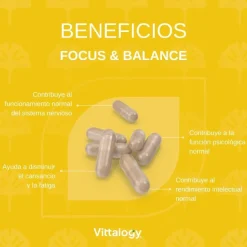 Vittalogy Focus & Balance 60 Cápsulas
