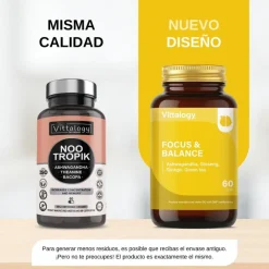 Vittalogy Focus & Balance 60 Cápsulas
