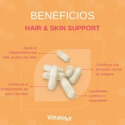 Vittalogy Hair & Skin Support 120 Cápsulas