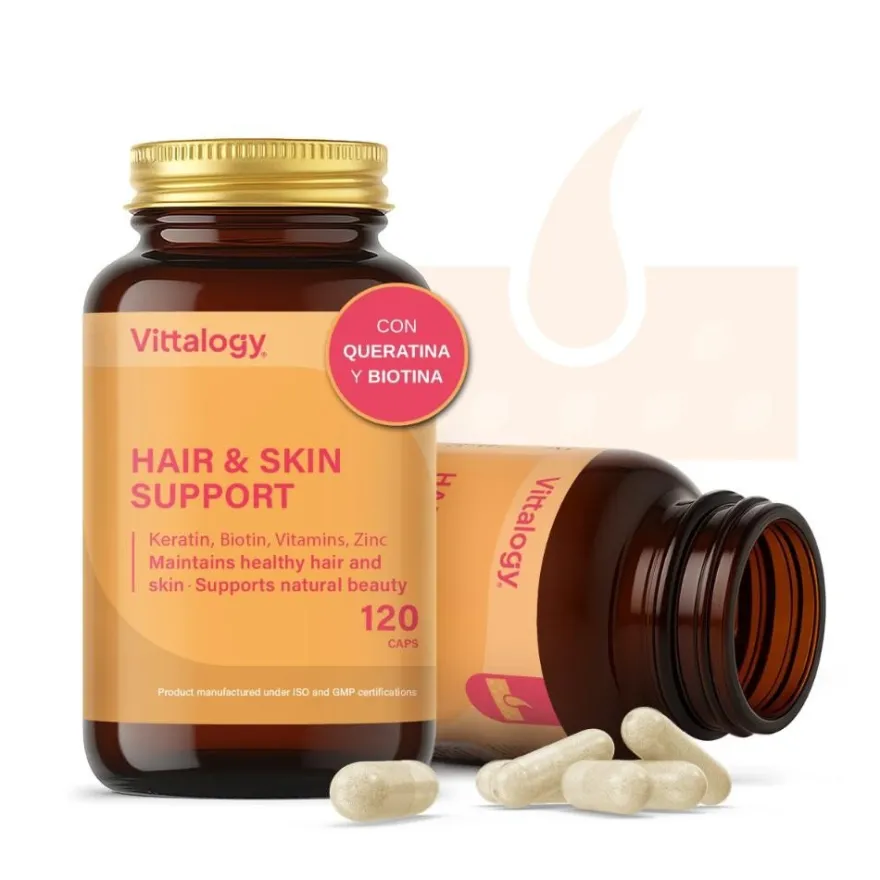 Vittalogy Hair & Skin Support 120 Cápsulas
