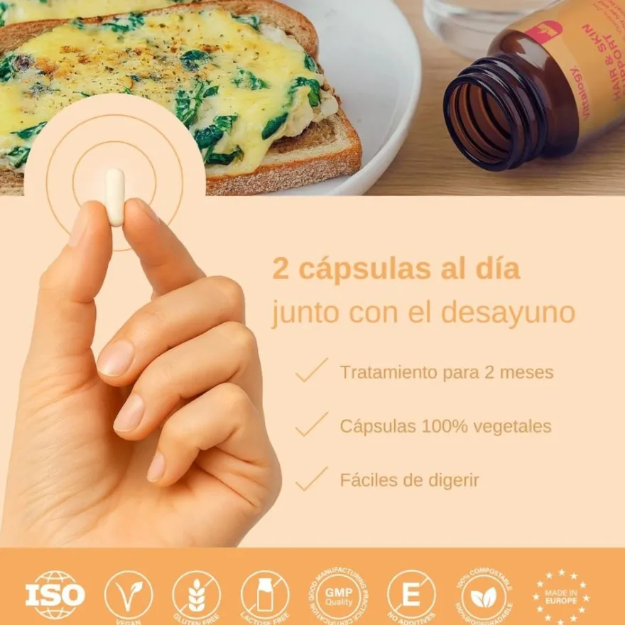 Vittalogy Hair & Skin Support 120 Cápsulas