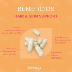 Vittalogy Hair & Skin Support 3x120 Cápsulas【PACK AHORRO】