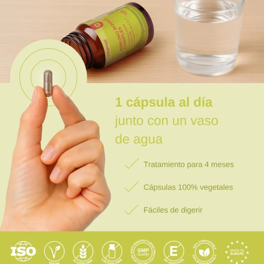 Vittalogy Immuno Boost Complex 120 Cápsulas