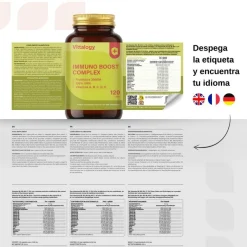 Vittalogy Immuno Boost Complex 120 Cápsulas