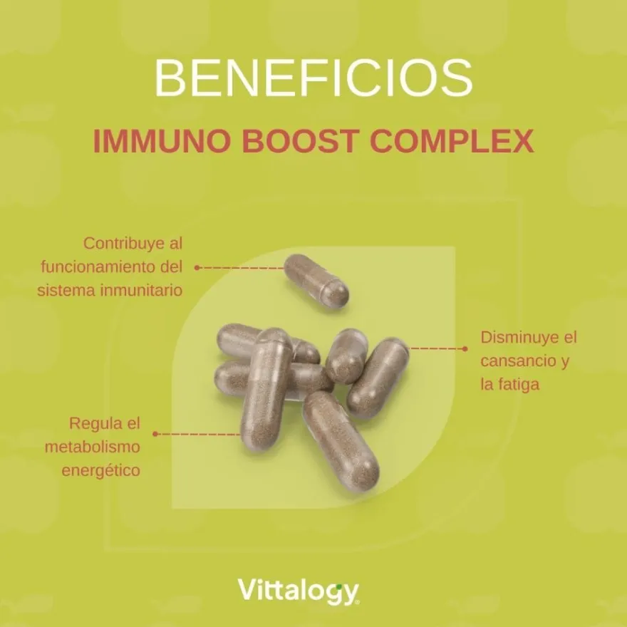 Vittalogy Immuno Boost Complex 2x120 Cápsulas【PACK AHORRO】