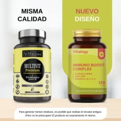 Vittalogy Immuno Boost Complex 2x120 Cápsulas【PACK AHORRO】