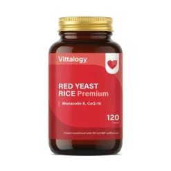 Vittalogy Levadura de Arroz Rojo Red Yeast Rice Premium 120 Cápsulas