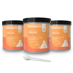 Vittalogy Pelaje Polvo 3x100gr【PACK AHORRO】