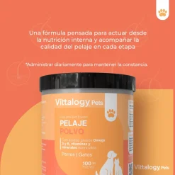 Vittalogy Pelaje Polvo 2x100gr【PACK AHORRO】