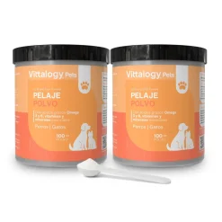 Vittalogy Pelaje Polvo 2x100gr【PACK AHORRO】