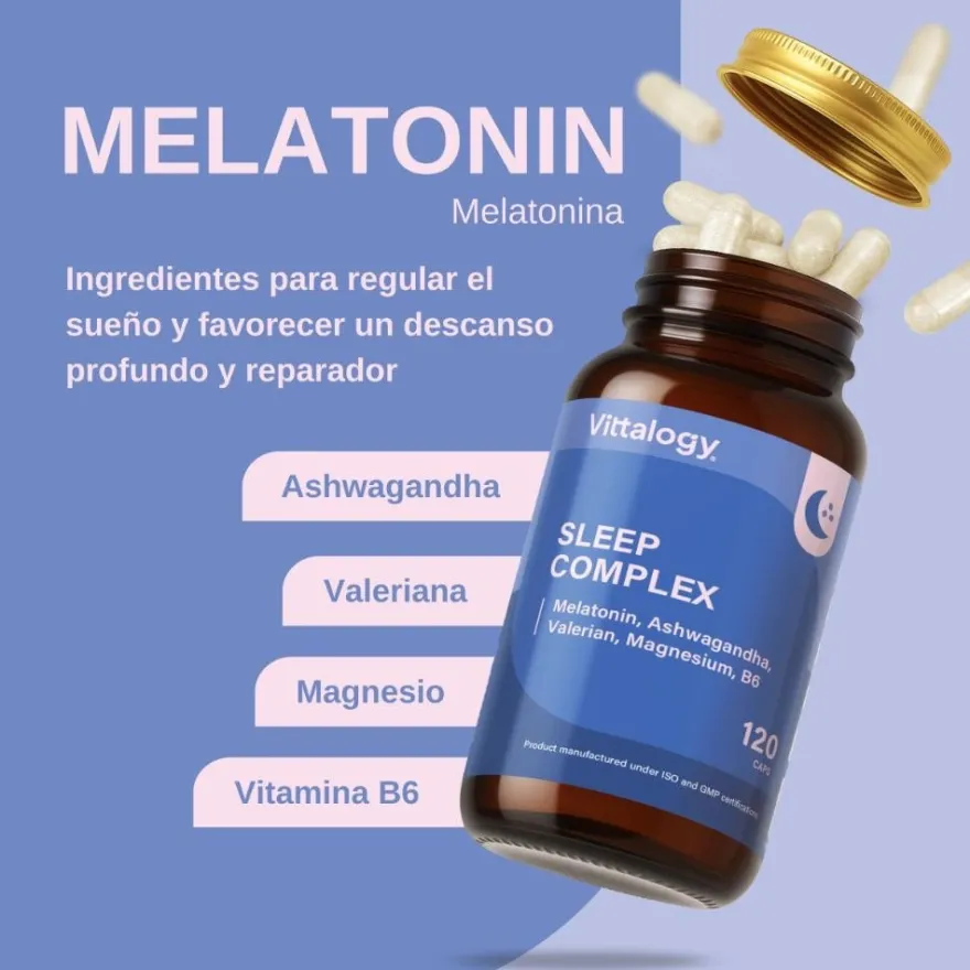 Vittalogy Sleep Complex 3x120 cápsulas【PACK AHORRO】