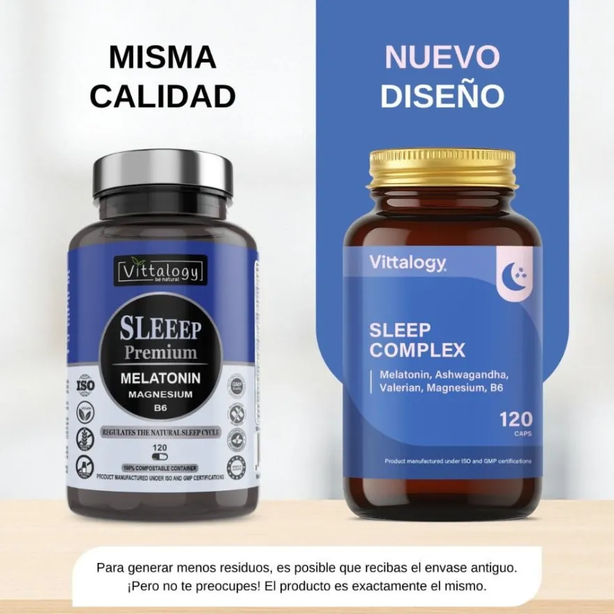 Vittalogy Sleep Complex 2x120 Cápsulas【PACK AHORRO】