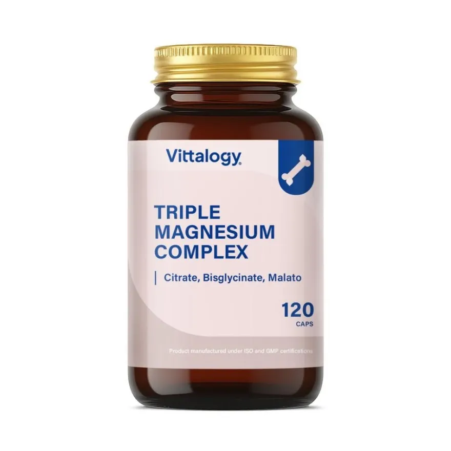 Vittalogy Triple Magnesium Complex 120 Cápsulas