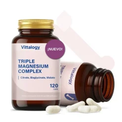 Vittalogy Triple Magnesium Complex 2x120 Cápsulas【PACK AHORRO】