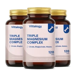 Vittalogy Triple Magnesium Complex 3x120 Cápsulas【PACK AHORRO】