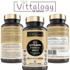 Vittalogy Vitamina D3 Premium Vegan 90 Cápsulas
