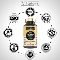 Vittalogy Vitamina D3 Premium Vegan 90 Cápsulas