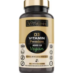 Vittalogy Vitamina D3 Premium Vegan 90 Cápsulas