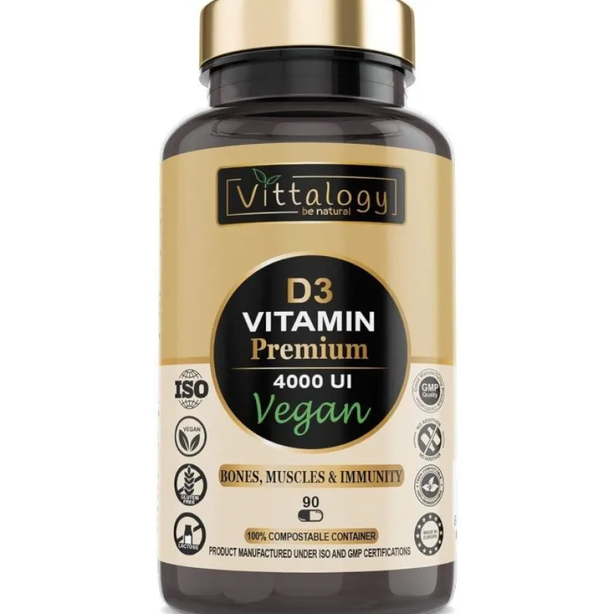 Vittalogy Vitamina D3 Premium Vegan 90 Cápsulas