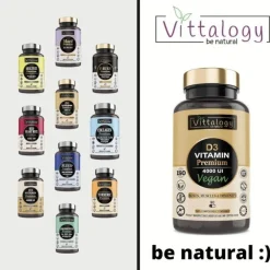 Vittalogy Vitamina D3 Premium Vegan 90 Cápsulas