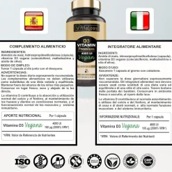 Vittalogy Vitamina D3 Premium Vegan 2x90 Cápsulas【PACK AHORRO】