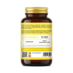 Vittalogy Vitamin D3 4000 UI 120 Cápsulas