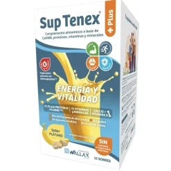 Wallax Sup Tenex Plus Energía y Vitalidad Plátano 15 sobres x 32 g