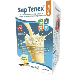 Wallax Sup Tenex Plus Energía y Vitalidad Vainilla 15 sobres x 32 g