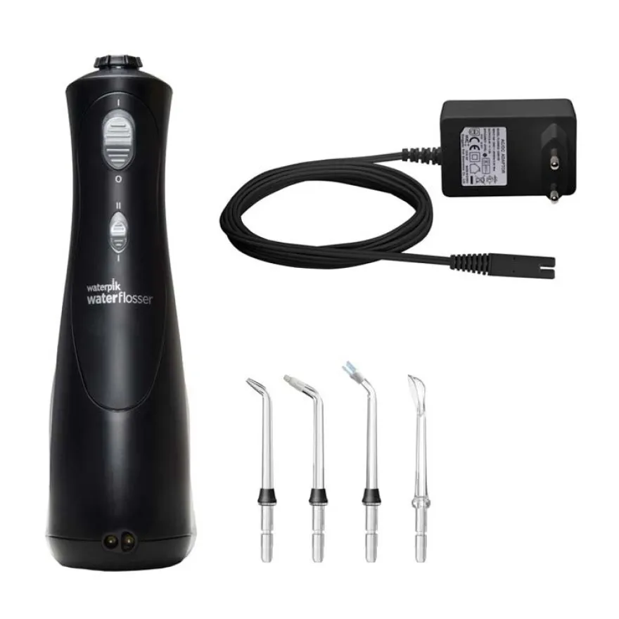 WATERPIK Irrigador Bucal Inalámbrico Plus WP-462 Negro