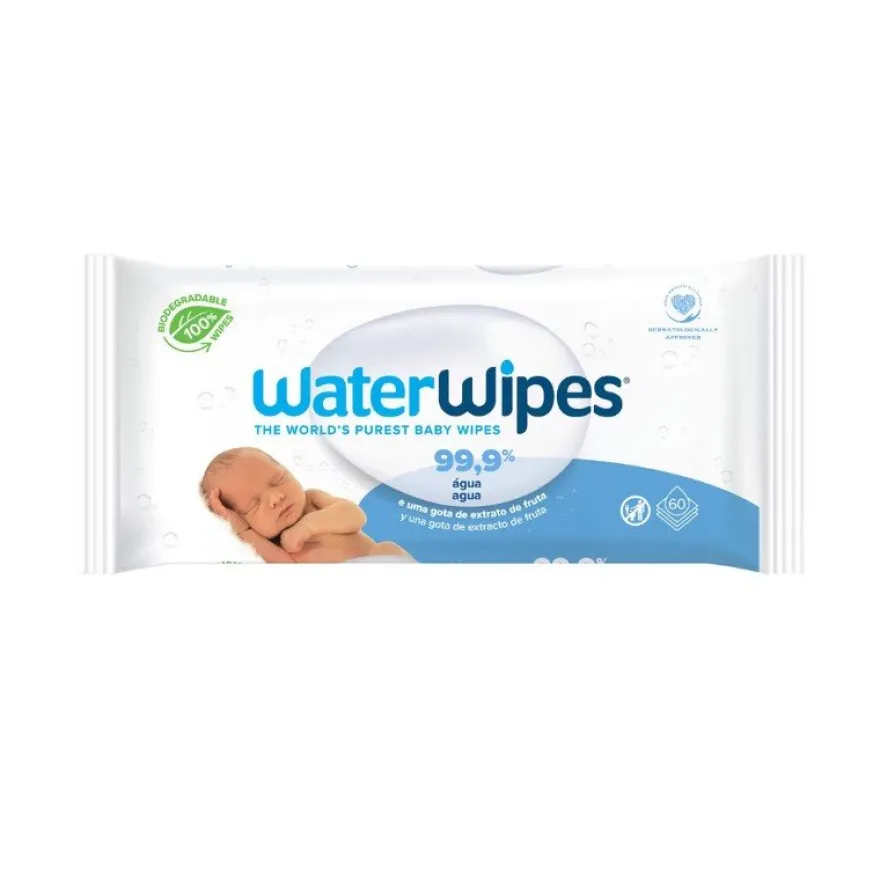 WaterWipes Toallitas de bebé 60 Unidades