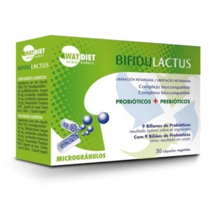 Waydiet BifiduLactus 30 Cápsulas
