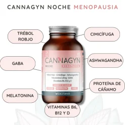 WeBotanix Cannagyn Menopausia Noche 45 cápsulas