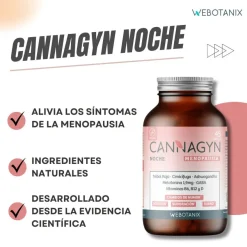 WeBotanix Cannagyn Menopausia Noche 45 cápsulas
