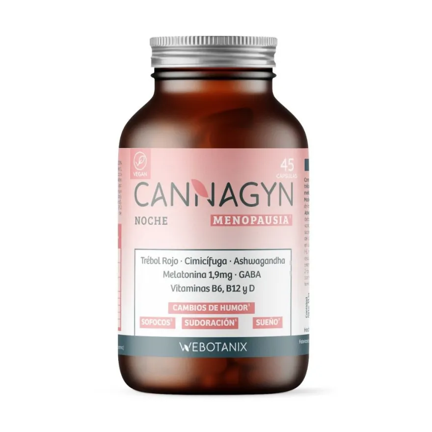WeBotanix Cannagyn Menopausia Noche 45 cápsulas