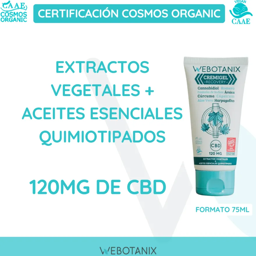 WeBotanix Cremigel Oseo Recovery cbd BIO 75ml