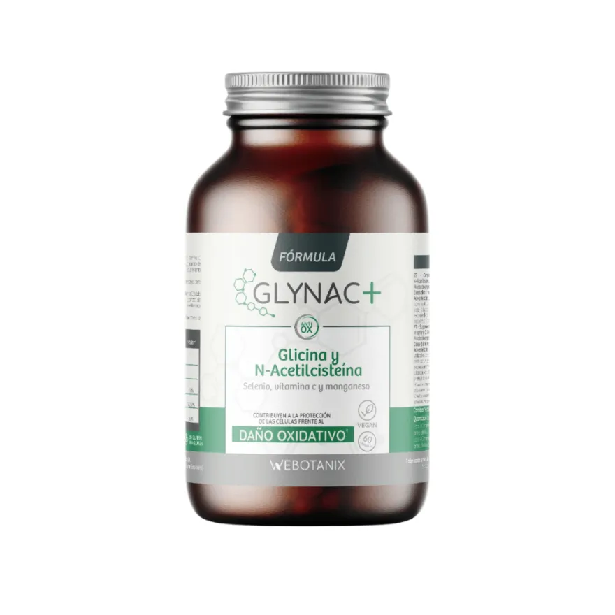 WeBotanix GlyNAC Fórmula 60 cápsulas