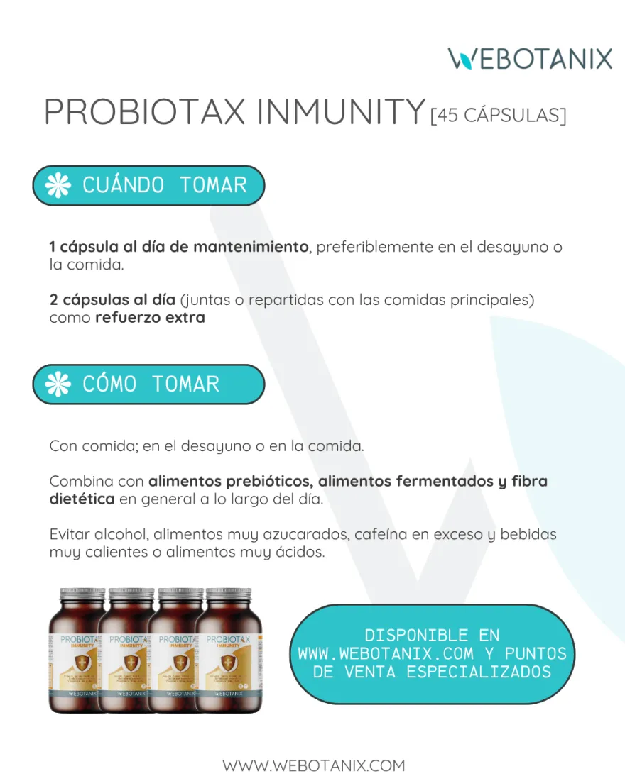 WeBotanix Probiotax Immunity 45 cápsulas