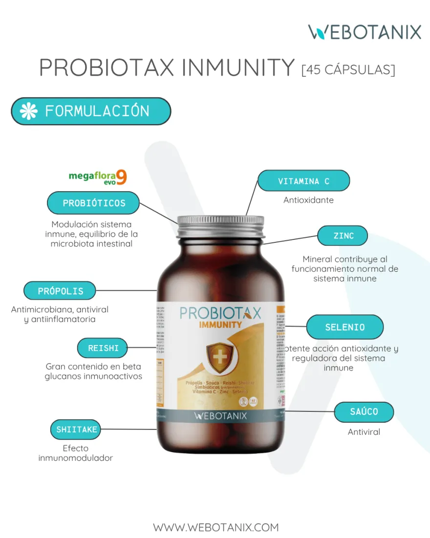 WeBotanix Probiotax Immunity 45 cápsulas