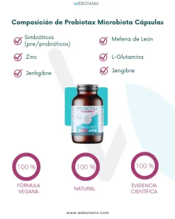 WeBotanix Probiotax Microbiota 30 cápsulas